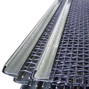 Manganese Steel Iron Wire Woven Mining Vibrating Screen Mesh