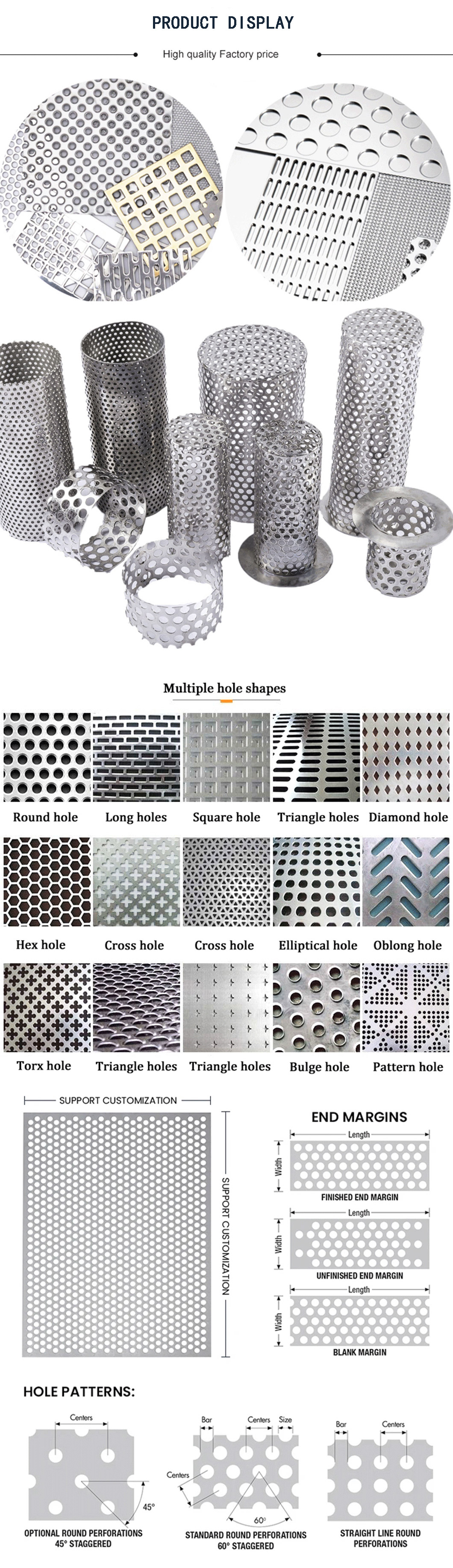 perforated plate screen